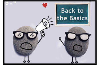 Image of Rocks Exclaiming Back to the Basics