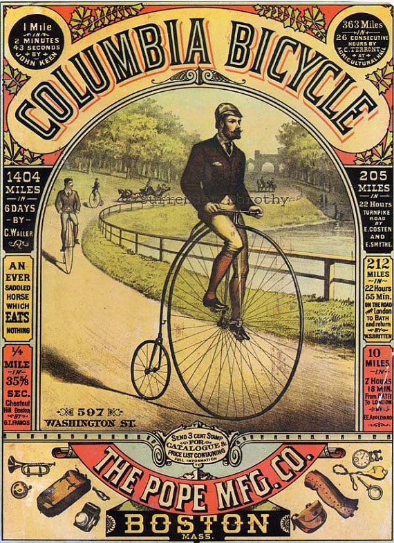 Columbia Bicycle poster