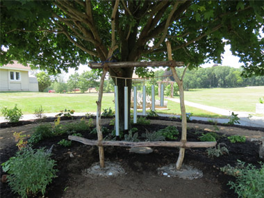 Camp Harkness Sensory Garden Chimes