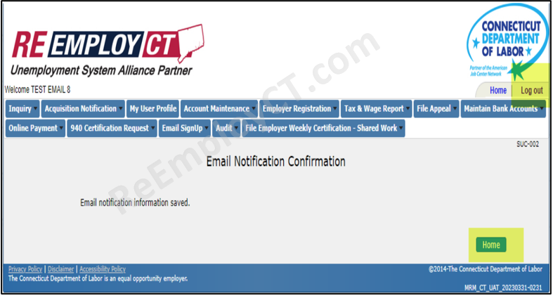 email sign up instructions